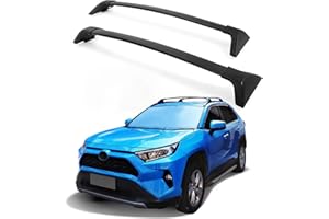TINMAGI Barras de Techo, Baca Coche para To-yota RAV4 2020-2023, Portaequipajes de Coche Aleación de Aluminio 200KG de Capacidad de Carga, Negro