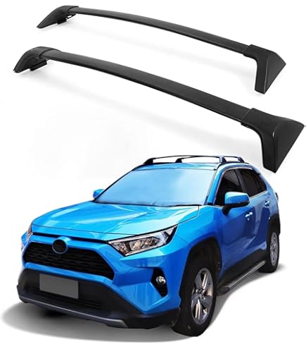 CHROMEMASTER | Les Barres De Toit Compatible Avec Toyota RAV4 2013-2018; Rails De Toit Conçus Pour Le Montage De Barres De Toit, De Coffres De Toit, De Porte-vélos | Aluminium Durable
