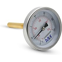 3 Termometri Da Forno In Acciaio - Range 0°-300°C Con Ganci, Garanzia 10 Anni MONTERAL - Foto 2