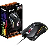 GIGABYTE MOUSE KBL. OYUN OPTİK AORUS M5 RGB 16000DPI GM-AORUS M5 OMRON SWITCH/PIXART 3389 SENS&Ouml;R