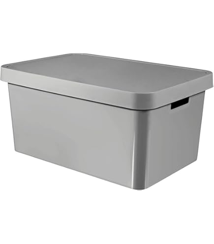 Curver infinity opbergbox - 30 liter - kunststof - grijs - online kopen