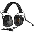 EARMOR M32 PLUS 2024 Varsion Tactical Headset Hunting & Shooting Earmuffs with Microphone, Sound Amplification, Nato TP120 Jacket