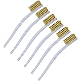 Drahtbürste Messingbürste Stahlbürste Drahtbürste Bohrmaschine Mini-Drahtbürsten Set Drahtborsten Bürste Mit Griff Reinigung 