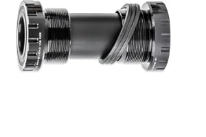 MIMOKE Soportes Inferiores para Platos de Bicicleta Montaña Rodamiento Central para Bicicleta 68-73 mm, BC1.37-24T BB51 (Negro)