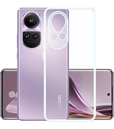 VIDO Transparent Back Case Cover for Oppo Reno 10 Pro 5G (Soft