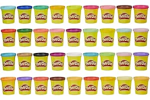 Play-Doh 36-Pack Mega Fun Set for Toddlers, Non-Toxic Modelling Compound Bulk Set with 36 Cans, Creative Toys for 2+ Year Old Kids
