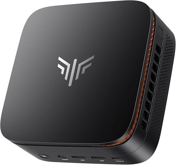 NiPoGi Pinova P1 Mini PC ΑΜD 4300U(Max 3.7GHz, 4C/4T, Migliore 3500U/N150/N97),16GB DDR4 512GB SSD Desktop Computer, Triplo Display DP 1.4+HDMI 2.0+USB3.2 Type-C 4K@60Hz/WiFi 5/BT4.2 Radeon Graphics - 1