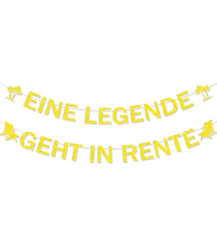 Folat 63468 Girlande mit Hängern Ruhestand 'Ruhestand' Spielzeug