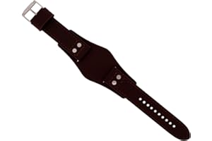 Fossil Uhrband Wechselarmband LB-CH2890 Original Ersatzband CH 2890 Uhrenarmband Leder 22 mm Braun