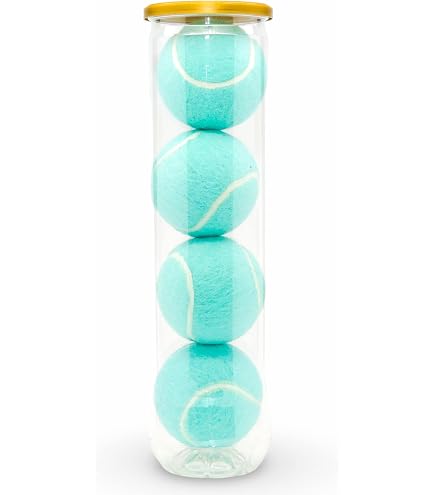 Price's 5 Bunte Tennisbälle – Blau, Type 2, Für Mittlere Plätze, Hergestellt In UK