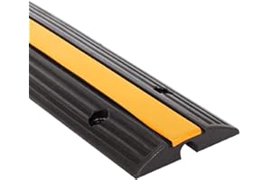 Onpira® Kabelbrücke 1-Kanal – Schwerlast Kabelkanal & Überfahrschutz für E-Auto-Ladekabel – rutschfest, Stolperschutz & Rampe für Außenbereich – Ideal für Garage, Hof & Veranstaltungen