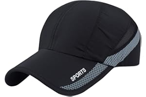 AIEOE Casquette de Baseball Légère Séchage Rapide Chapeau de Sport Réglable Classique Casquette de Sport pour Hommes Femmes