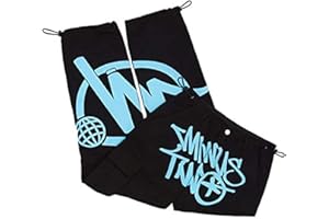 IBULOULE Minus Two Cargo Pants, 2024 Y2K Pants Baggy Men, Wide Legs High Waist Hip-Hop Loose Jogging Pants Streetwear