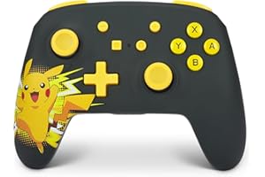 PowerA Controller Senza Fili per Nintendo Switch: Pikachu Estasiato, Modello OLED, Lite - Gamepad, Controller di Gioco Bluetooth