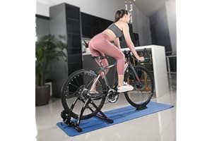 UNISKY Bike Trainer Stand Turbo Trainer Indoor Riding Stand Magnetic Bicycle Training Stand with 6 Level Resistance Fit for 26-28 inch, 700C wheel