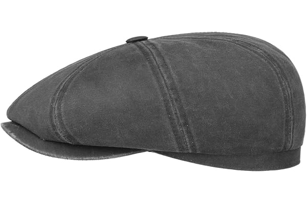 Stetson Hatteras Old Cotton Gubbkeps Damer/Herrar - oilskinmössa ballongkeps newsboy keps med skärm, skärm Sommar-Vinter Vår Sommar Höst Vinter