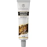 Cuvesta Metaglan Parlatıcı G&uuml;m&uuml;ş/Bakır/Altın/Krom/&Ccedil;elik/Pirin&ccedil;/Nikel Parlatma Cilası 30 Gram