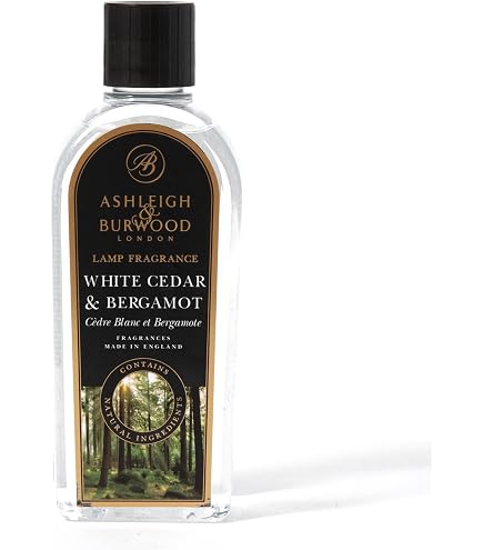 Ashleigh & Burwood Olio Profumato Per Lampada Ambra Dolce E Neroli - 500 Ml, Fragranza Floreale Mielata, Prodotto In Inghilterra