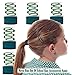 SCHOOL HAIR ACCESSORY BUNDLE: 80 PIECE BULK PACK of Green School Hair Accessories For Girls. Includes 30 Snap Hair Clips and 50 No-Pull Elastic Hair Bands. Save Over 60% On High Street Prices. Available In Different Colours.