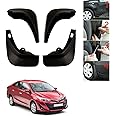 Auto Addict Car Mud Flaps Splash Guards (O.E Type Custom,4 pcs) for Toyota Yaris