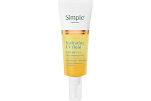Simple Hydrating UV Fluid SPF 50 UVA/UVB high sun protection helps protect the skin barrier and visibly reduces dark spots 40 ml
