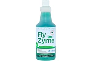 KINZUA ENVIRONMENTAL Fly-Zyme, Highly Concentrated Enzyme Drain Cleaner for Pipes, Drain Gel for Fruit Flies, Organic Waste Degrader & Odor Neutralizer - 946 ml