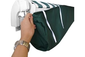 BAOGU Housse de protection pour store banne - Imperméable - Vert (3 m)