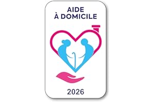 SIGNAL SAFETY Autocollant Sticker - Vignette Caducée 2026 pour Pare Brise en Vitrophanie - V11 Aide à Domicile