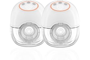 TICONN Milchpumpe Elektrisch, Milchpumpe, Milchpumpe Handsfree, Elektrische Milchpumpe kabellose Milchpumpe, mit 4 Modi und 12 Saugstufen, mit LED-Anzeige，Klein, leicht und leise, Anti-Rückfluss