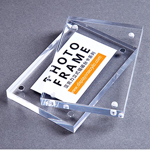 Glasklar Maul Acryl Fotorahmen mit Magnetverschluss - 4
