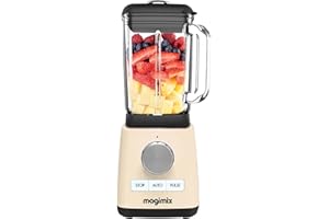 Magimix Blender Power 4 | Quiet Mark Approval | Metal/Glass | 1300W | 1.8L | Cream | 11627