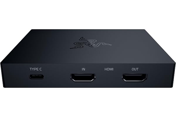 Razer Ripsaw HD - Carte de Capture de Jeux en Streaming Professionnelle (Full HD 1080p, 60 FPS, 4K 60 FPS Passthrough, mixeur Audio, HDMI 2.0, USB 3.0, Microphone et Prise Casque) Noir