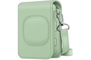 Fintie Funda Compatible con Fujifilm Instax Mini LiPlay Hybrid - Estuche de Material Sintético de Primera Calidad con Correa Ajustable/Desmontable,