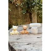 Rufus Concept Teddy Bear Mini Single Candle Mold (Silicone)