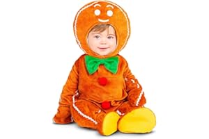 My Other Me Déguisement unisexe en pain d'épice pour bébé avec bonnet, combinaison et chaussons taille 12-24 mois. Douceur irrésistible pour toutes les occasions.