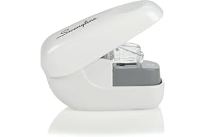 Swingline Stapleless Stapler, 5 Sheets, White (79198)