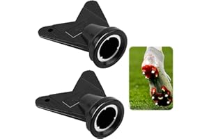 SAKERR Football Studs Spanner, 2Pcs Football Track Spikes Wrench Rugby Studs Spanner Dual Interface Football Stud Wrench Hexagonal Sports Shoe Spikes Replacement Tool for Football Rugby Studs