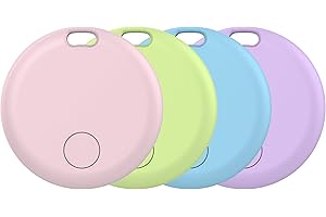 AOWOKA Air Tracker Tags Bluetooth Item Finder-4Pack，Compatible with Apple Find My APP (iOS Only) Replaceable Battery, IP67 Waterproof, Suitable for Luggage, Bags, Wallets, Backpacks, Keys Tracking Tag