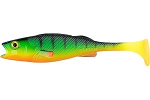 LMAB KØFI Perch Shad - Tout Tailles et Couleurs - leurre Souple - 7, 11, 14, 18 & 23 cm, leurre Peche, shad leurre Souple, leurre carnassier