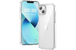 Voyahülle Hülle für iPhone 13 Hülle, Anti-Vergilbung Transparent Handyhülle Stoßfest Schutzhülle, Premium Kratzfeste Case für iPhone 13 - Durchsichtig