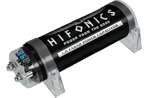 Hifonics HFC1000 1F Powercap 1 Farad kondensator do zasilania w samochodzie – więcej mocy dla wzmacniacza mocy