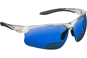 voltX CONSTRUCTOR ULTIMATE Occhiali di sicurezza da lettura BIFOCALI - Certificato CE EN166f - Opzioni di lenti con rivestimento antiappannamento, fumo, a specchio blu, a specchio dorate, UV 400