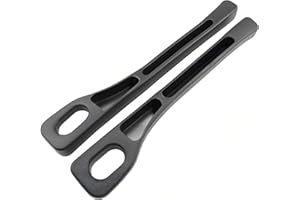 DIIWMME 2pcs Autositz Gap Filler Universal auslaufsicher Elastisches PU Leder Autositz Gap Filler Pad Autositz Side Gap Filler Autositz Spaltfüller Autositz Zubehör (schwarz)