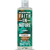 FAITH IN NATURE Coconut / %99 Doğal İ&ccedil;erikli Şampuan-Nemlendirici Hindistan Cevizi Normal&Kuruya D&ouml;n&uuml;k Sa&ccedil;lar İ&ccedil;in