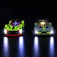 LocoLee Led Light Set for Lego Aston Martin - Not Include Lego Models, Decoration Light Kit for Lego 76910 Speed Champions Aston Martin Valkyrie AMR Pro & Vantage GT3 Race Car Toy,Creative Gift