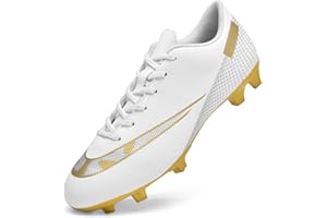 GOGOUP Scarpe da Calcio Uomo FG/AG Professionale Sportivo All'aperto Scarpe da Allenamento Spike Teenager Scarpe da Calcetto Antiscivolo