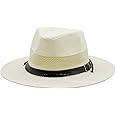 masanoya Mesh Class Wide Brim Straw Panama Fedora Hat Jazz Hat for Men Women Sun Hat Summer Beach Hat
