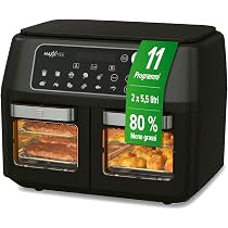 CASO Friggitrice ad aria calda AF250, 3 l, per friggere 1 kg, 60
