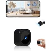 AOBOCAM Spy Camera, 1080P Bluetooth Mini WiFi (2.4GHz) Camera for Mobile Viewing, Indoor/Outdoor Mini Wireless Surveillance C