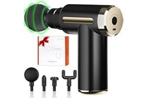 cotsoco Massage Gun Deep Tissue, Back Massage for Athletes for Pain Relief, Percussion Massager Device with Silent Brushless Motor, Relax Gift for Mother and Father Gifts